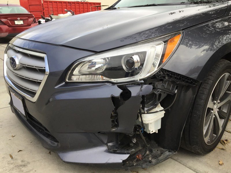 Subaru auto body repair – before and after pics