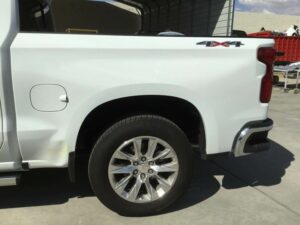 2019 Chevy Silverado truck body/bed repair