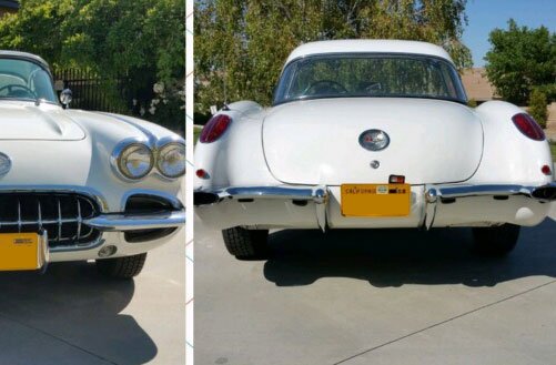 1958 Chevy Corvette custom auto repair