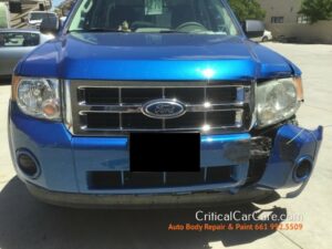 Ford Escape auto body repair paint critical car care 661 992.5509