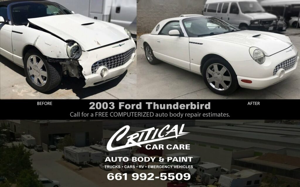 2003 Ford Thunderbird auto body repair