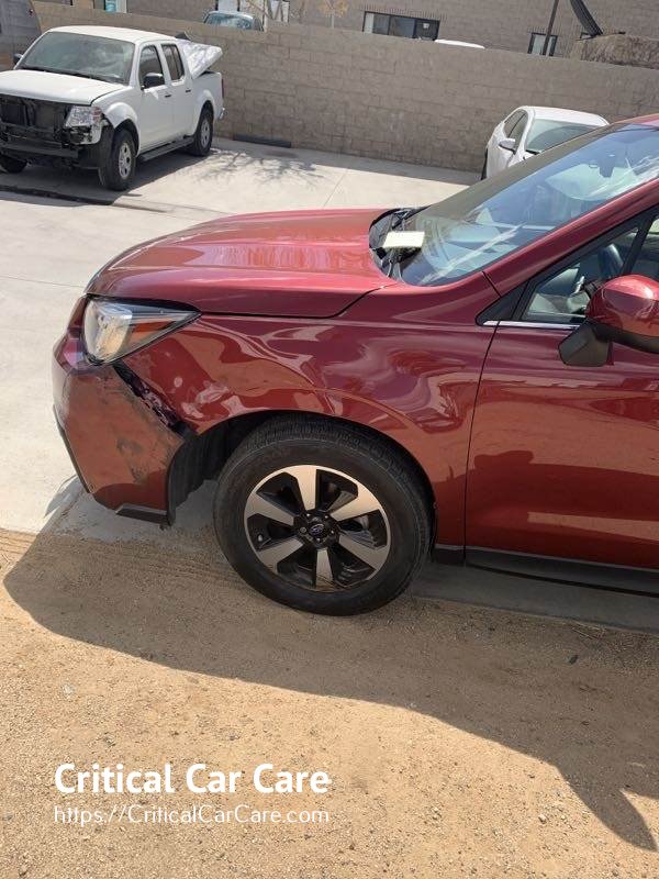 Subaru Outback auto body repair paint