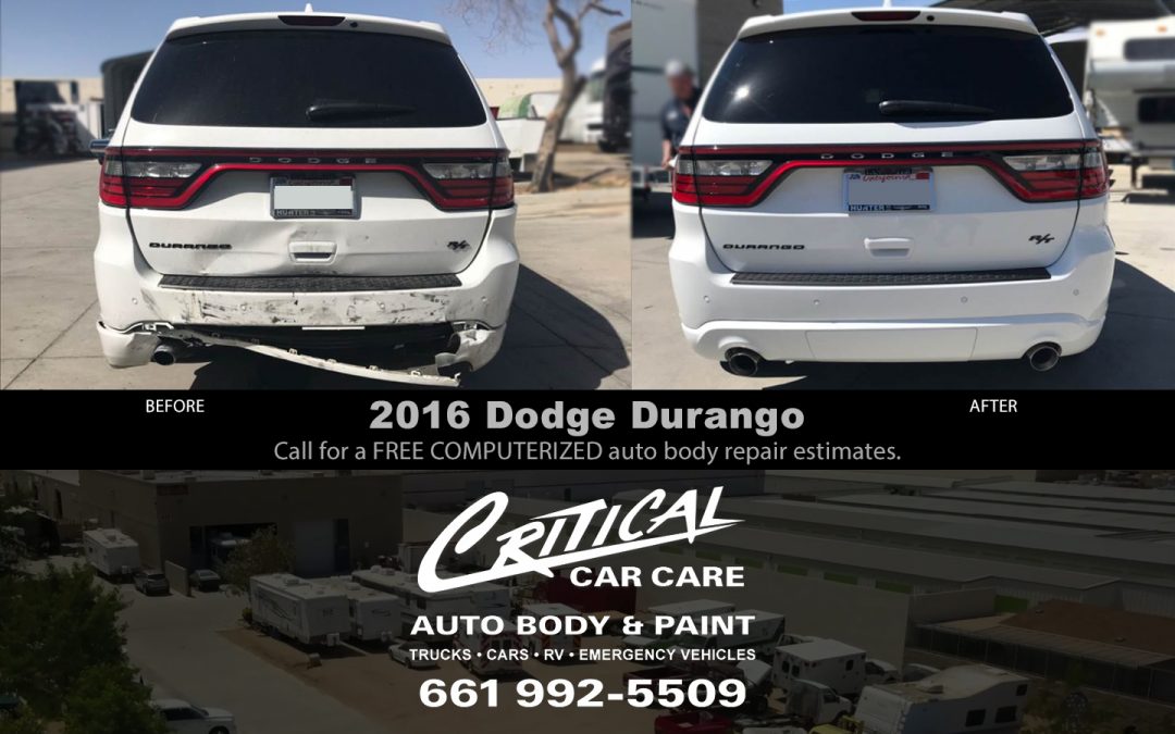 Dodge Durango damaged!