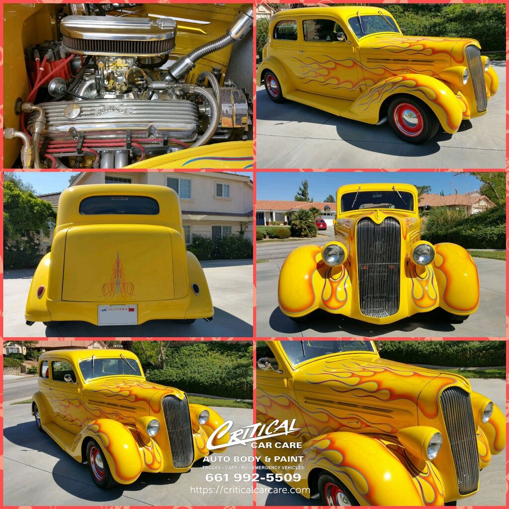 1936 plymouth coupe classic car paint